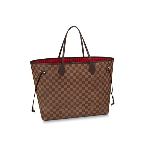 lv neverfull damier ebene gm|louis vuitton damier Neverfull price.